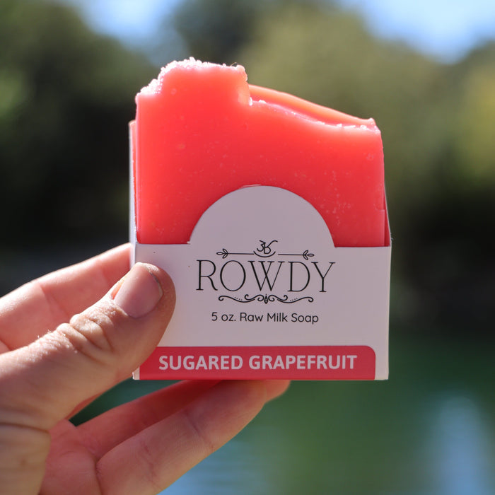 Sugared Grapefruit Raw Milk Soap