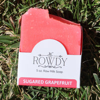 Sugared Grapefruit Raw Milk Soap