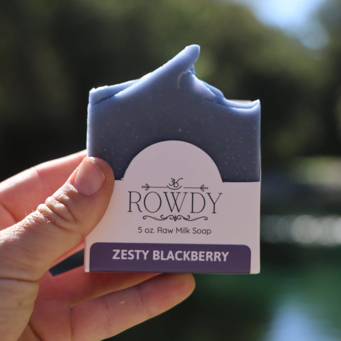 Zesty Blackberry Raw Milk Soap