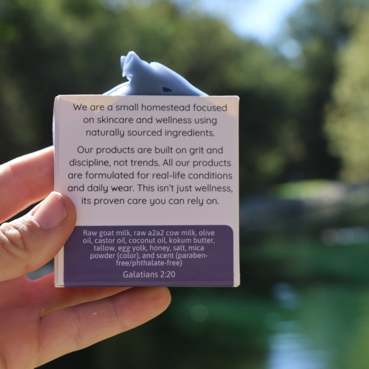 Zesty Blackberry Raw Milk Soap