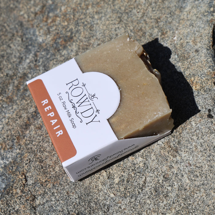 REPAIR raw milk soap